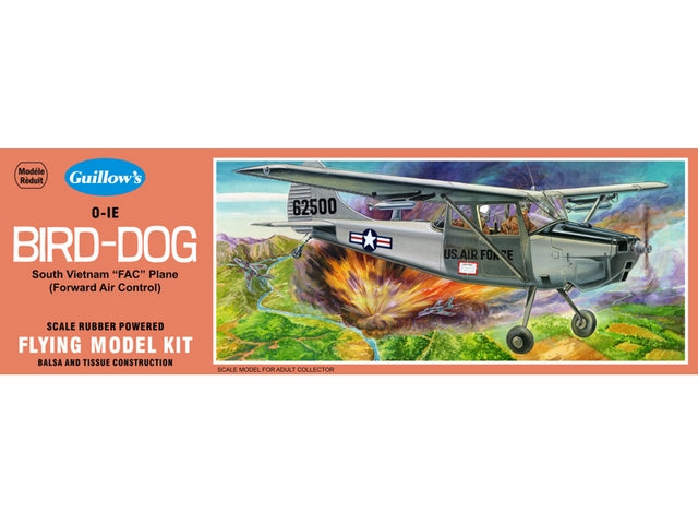 Guillows Cessna Bird Dog Easy Build Balsa Model Kit, 415mm WS