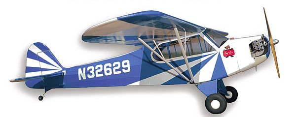 Sig Cub J3 Clipped Wing Kit 56 Ws 40/454C*