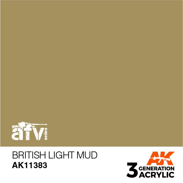 AK Interactive Acrylic British Light Mud