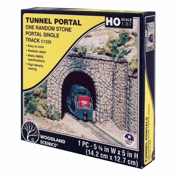 Woodland Scenics Ho Tunnel Prt Rand StnSgl 1Ea *