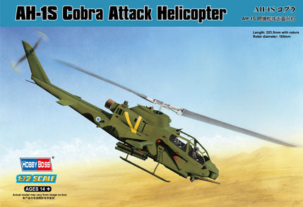 Hobbyboss 1:72 Ah-1S Cobra Attack Helicopter