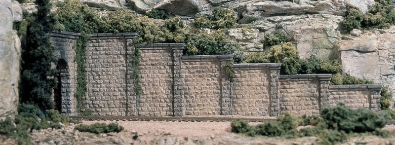 Woodland Scenics Ho Retain Wall Cut Stone 3Ea