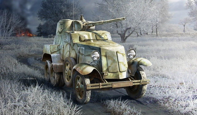 Hobbyboss 1:35 Soviet Ba-10 6 Wheel Armoured Car