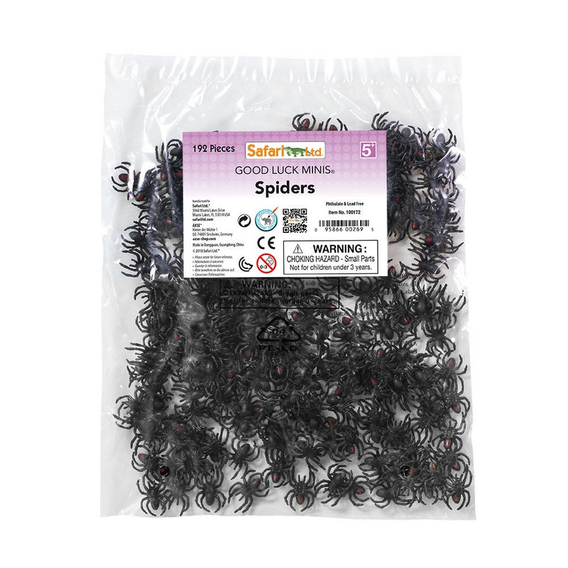 Safari Ltd Spiders Good Luck Minis 192Pieces*