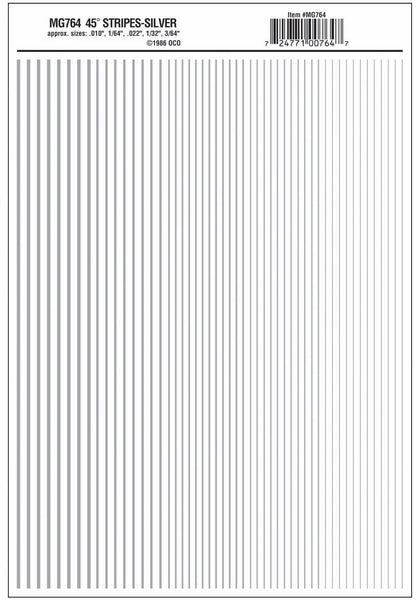 Woodland Scenics Stripes Silver Dt