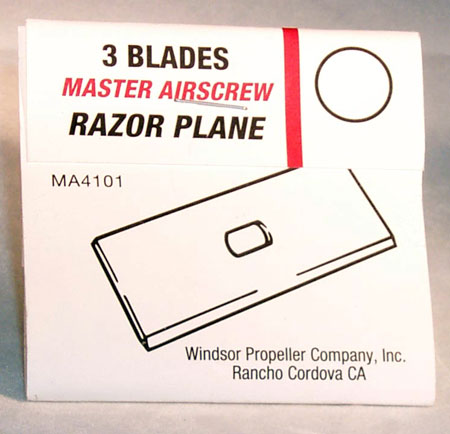 Master Airscrew Razor Plane ReplacementBlades 3/Pk