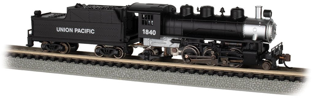 Bachmann Union Pacific #1840 Prairie 2-6-2 Loco & Tender, N Scale