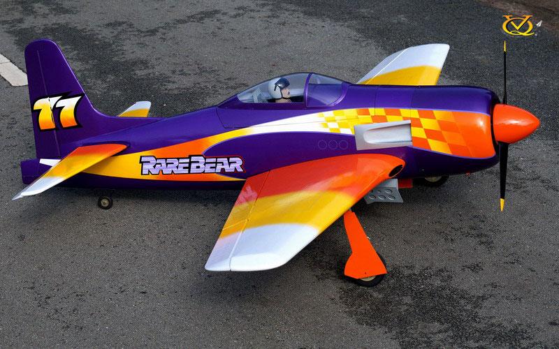 VQ Models F8F Rare Bear Pylon Racer 30-40cc /EP, 2020mm WS, 9Ch RC