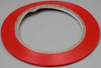 Sig Trimtape Red 1/8 3.2Mm X 10.97 Metres
