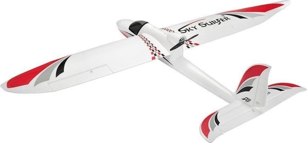 Sky Surfer RTF Red Mode 1 with Flt Stabilizer 1400 mm WS
