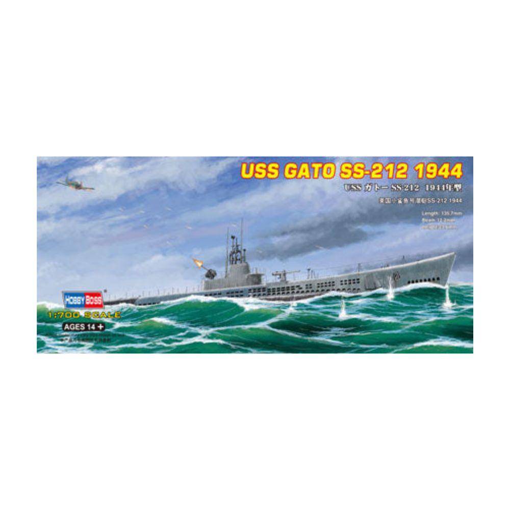 Hobbyboss 1:700 Uss Gato Ss-212 1944 Submarine