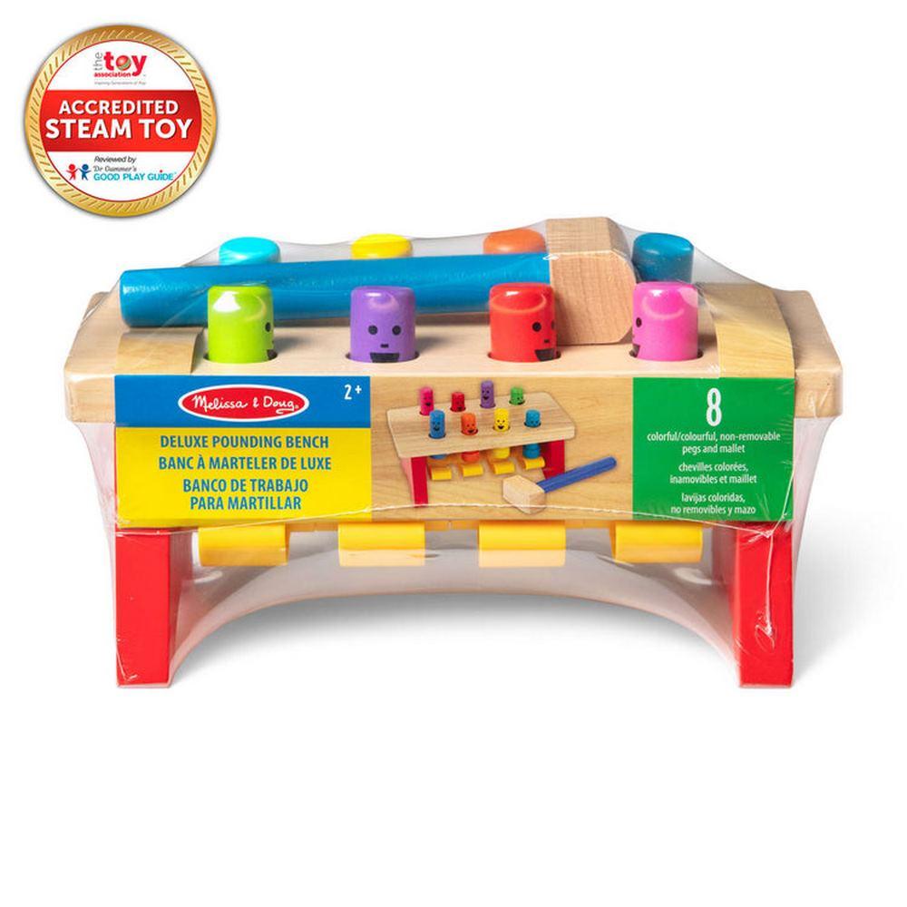 Melissa and Doug Deluxe Pound-a-Peg