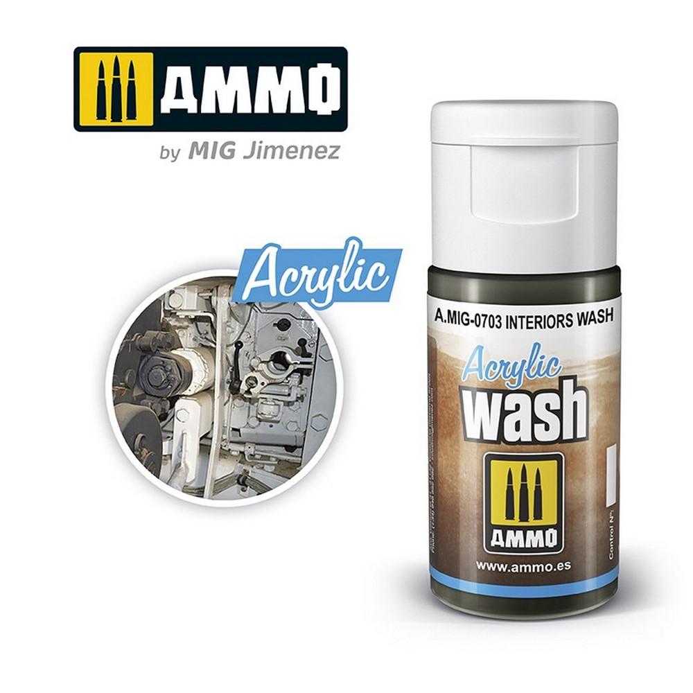 Ammo Acrylic Wash Interiors 15ml