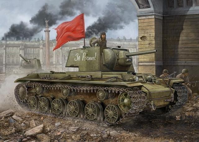 Hobbyboss 1:48 Russian Kv-1 1942 Simplified Turret Tank